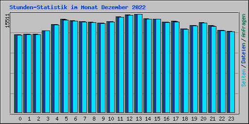 Stunden-Statistik im Monat Dezember 2022