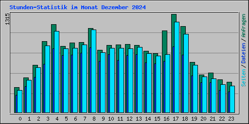 Stunden-Statistik im Monat Dezember 2024